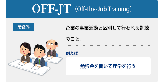 OFF-JT（Off-the-Job Training）